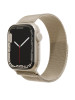 Ремешок из нержавеющей стали сетчатый VLP для Apple Watch 42/44/45 золотой