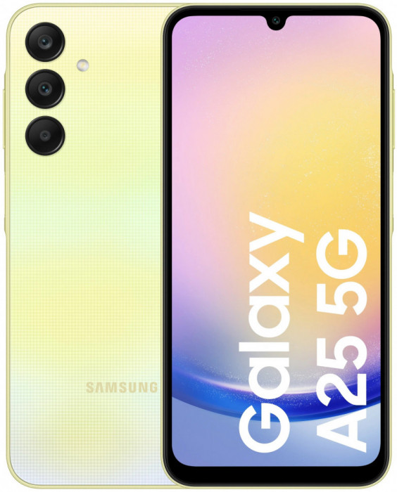 Смартфон Samsung Galaxy A25 8/256GB Желтый (Yellow) | Фото 10 из 10