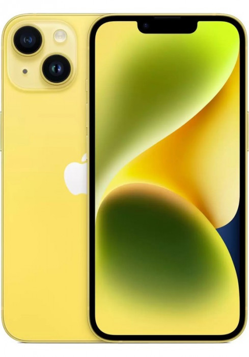 Смартфон Apple iPhone 14 512GB Желтый (Yellow) nano SIM + eSIM | Фото 1 из 4