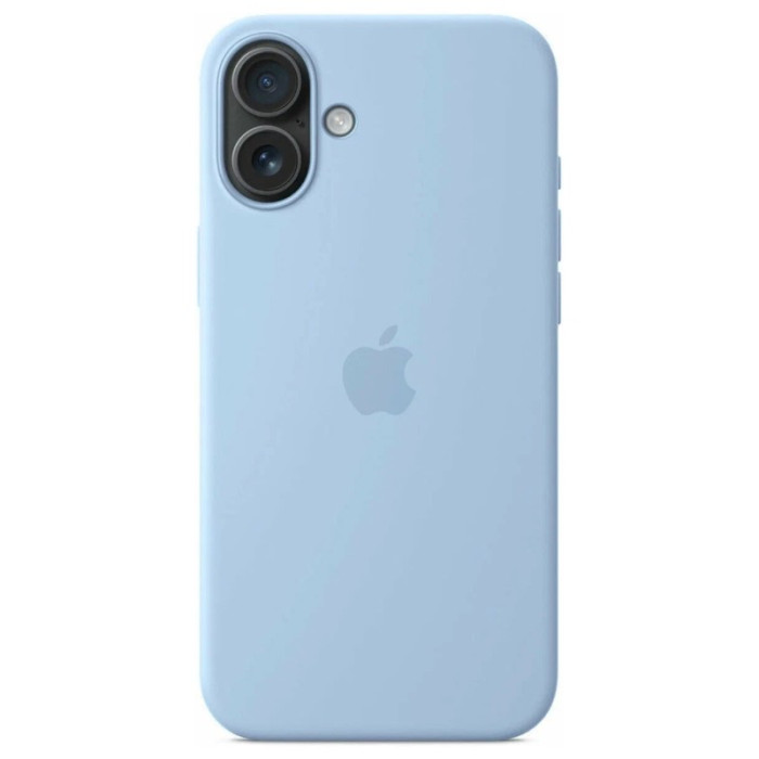 Чехол накладка Silicone Case для iPhone 16 Голубой | Фото 1 из 1