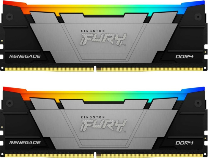 Оперативная память 64Gb DDR4 3200MHz Kingston Fury Renegade RGB (KF432C16RB2AK2/64) (2x32Gb KIT)
